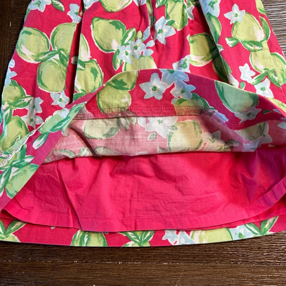 Janie and Jack Lime print Dress size 4 - Picture 6 of 9